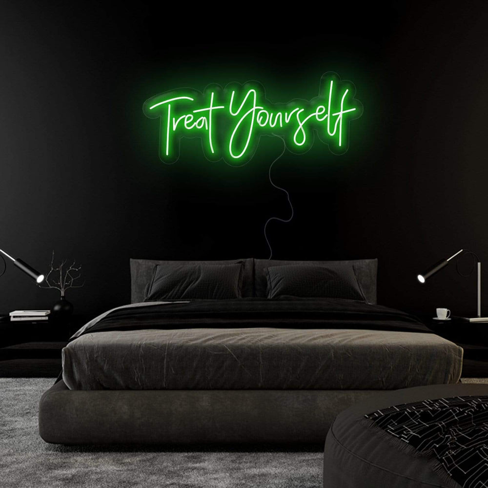 "Treat Yourself" Neon Sign Schriftzug - NEONEVERGLOW