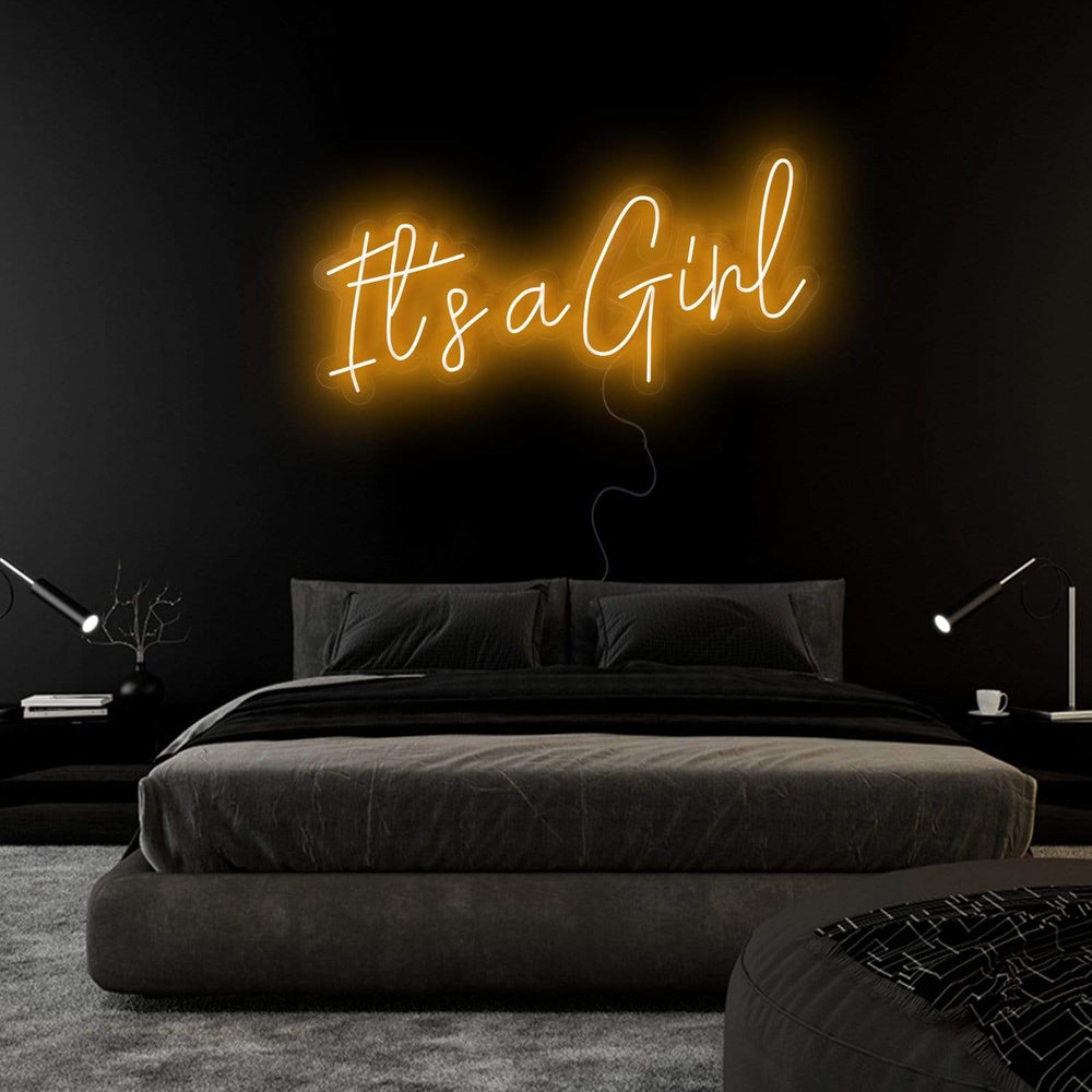 It´s a Girl Neonschild Sign Schriftzug - NEONEVERGLOW