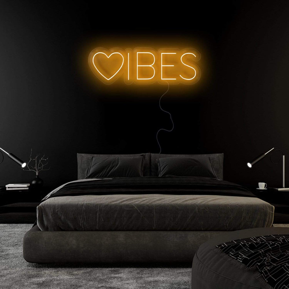 "Herz Vibes" Neonschild Sign - NEONEVERGLOW