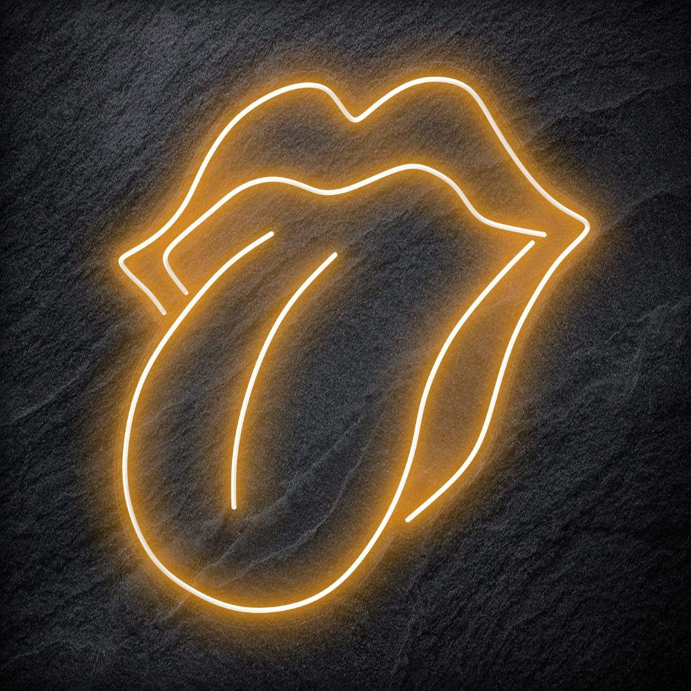 "Lips" Neonschild Schriftzug Sign - NEONEVERGLOW