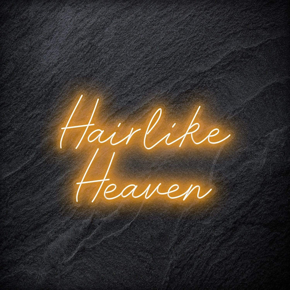"Hairlike Heaven" Neon Schriftzug - NEONEVERGLOW