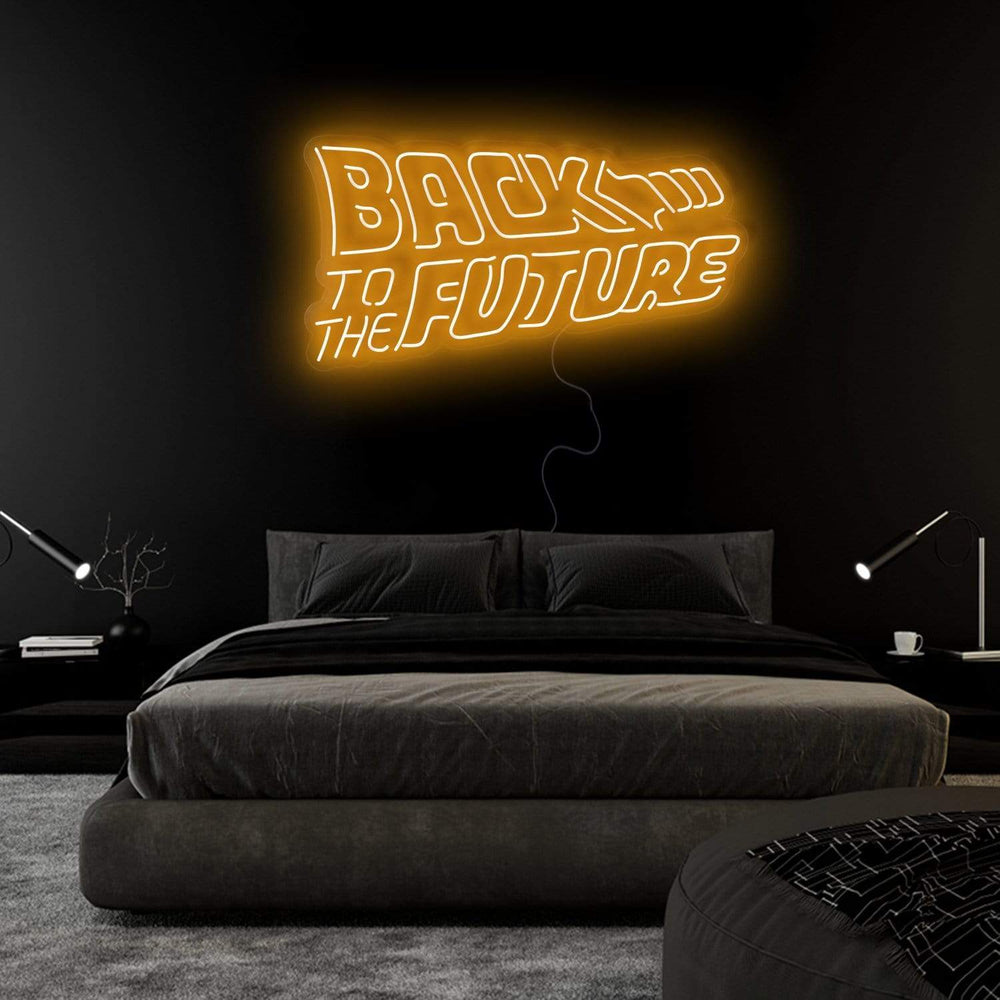 "Back to The Future" Neonschild Sign Schriftzug - NEONEVERGLOW
