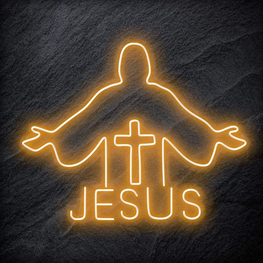 " Jesus " Neonschild Schriftzug Sign - NEONEVERGLOW