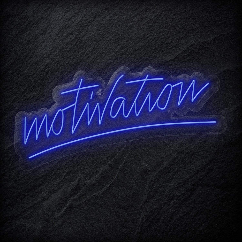 "Motivation" Neon Sign Schriftzug - NEONEVERGLOW
