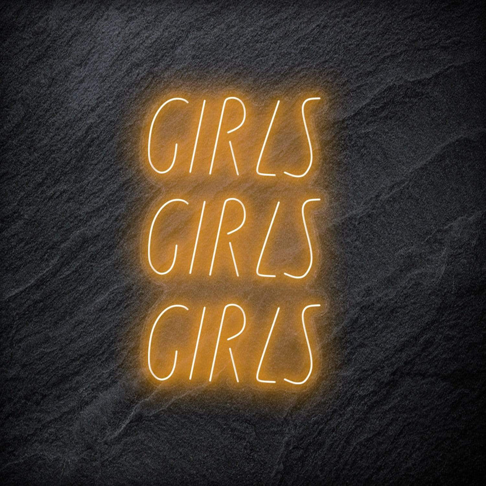 "GirlsGirlsGirls" Neonschild - NEONEVERGLOW