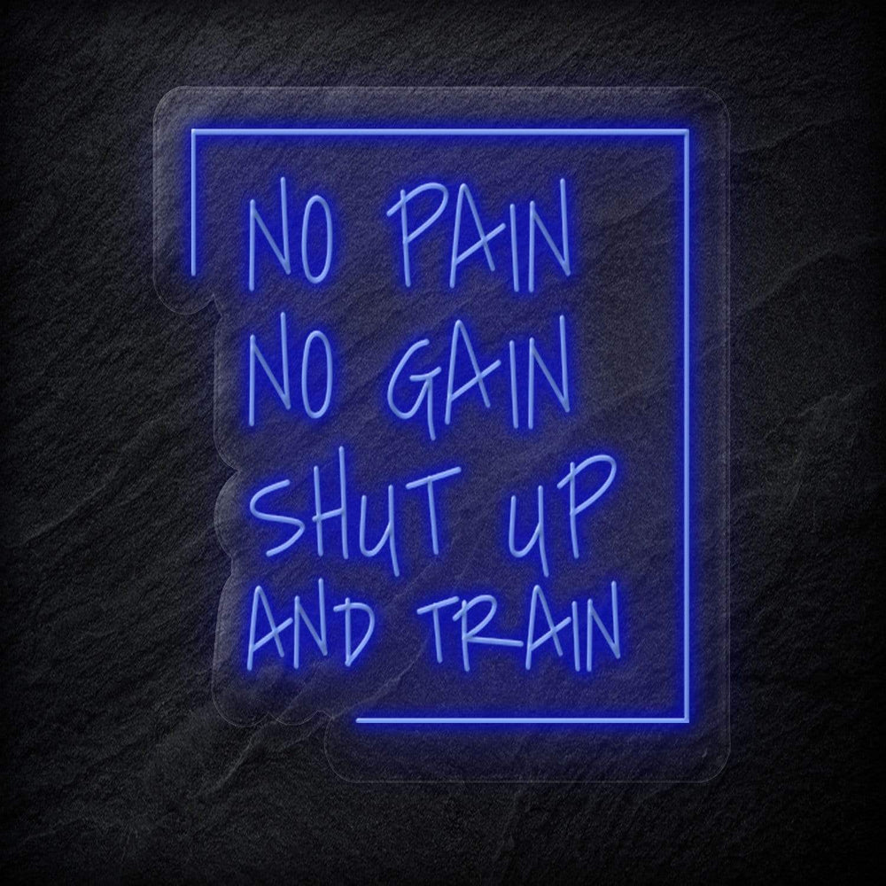 "No Pain No Gain " Neonschild Sign - NEONEVERGLOW