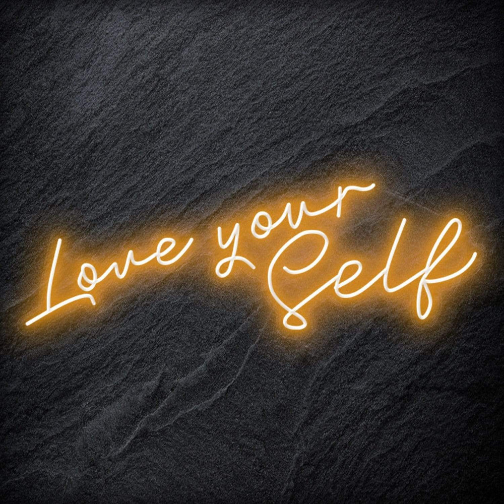 "Love Yourself" Neon Schriftzug - NEONEVERGLOW