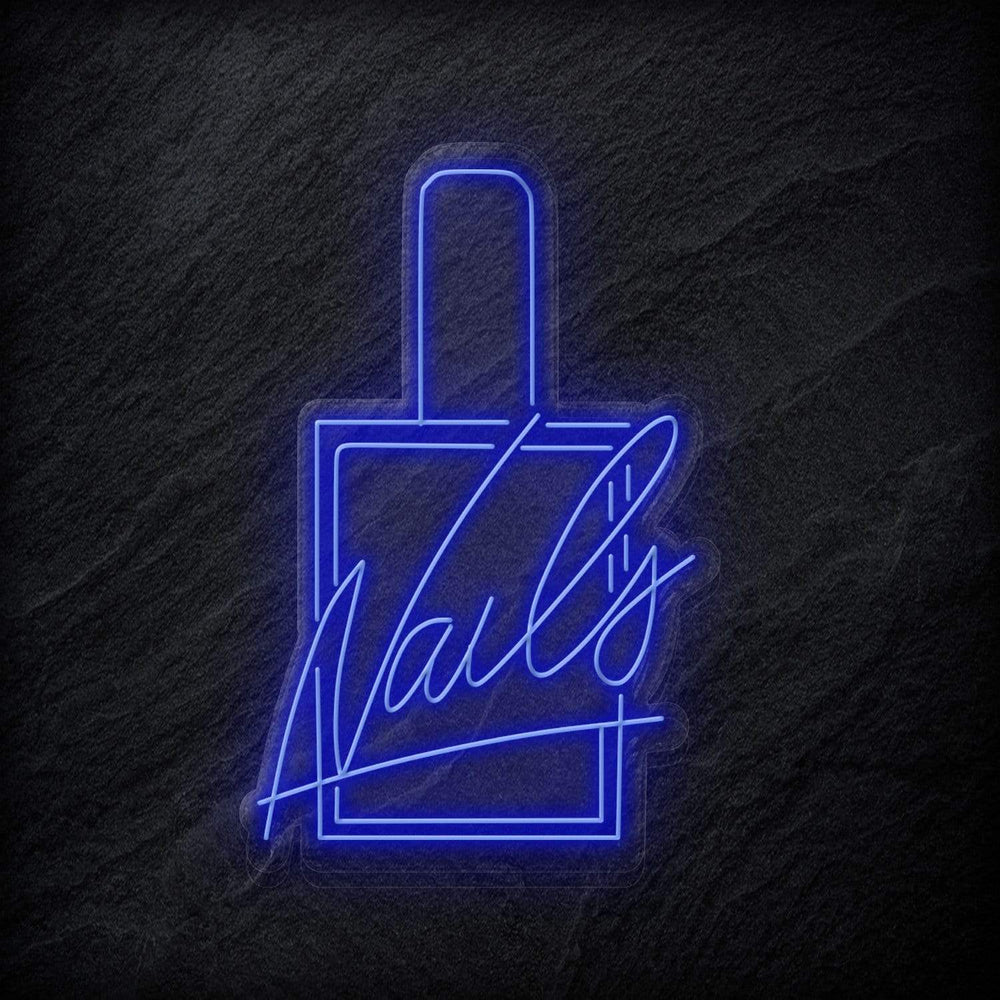 "Nails" Neonschild Sign - NEONEVERGLOW