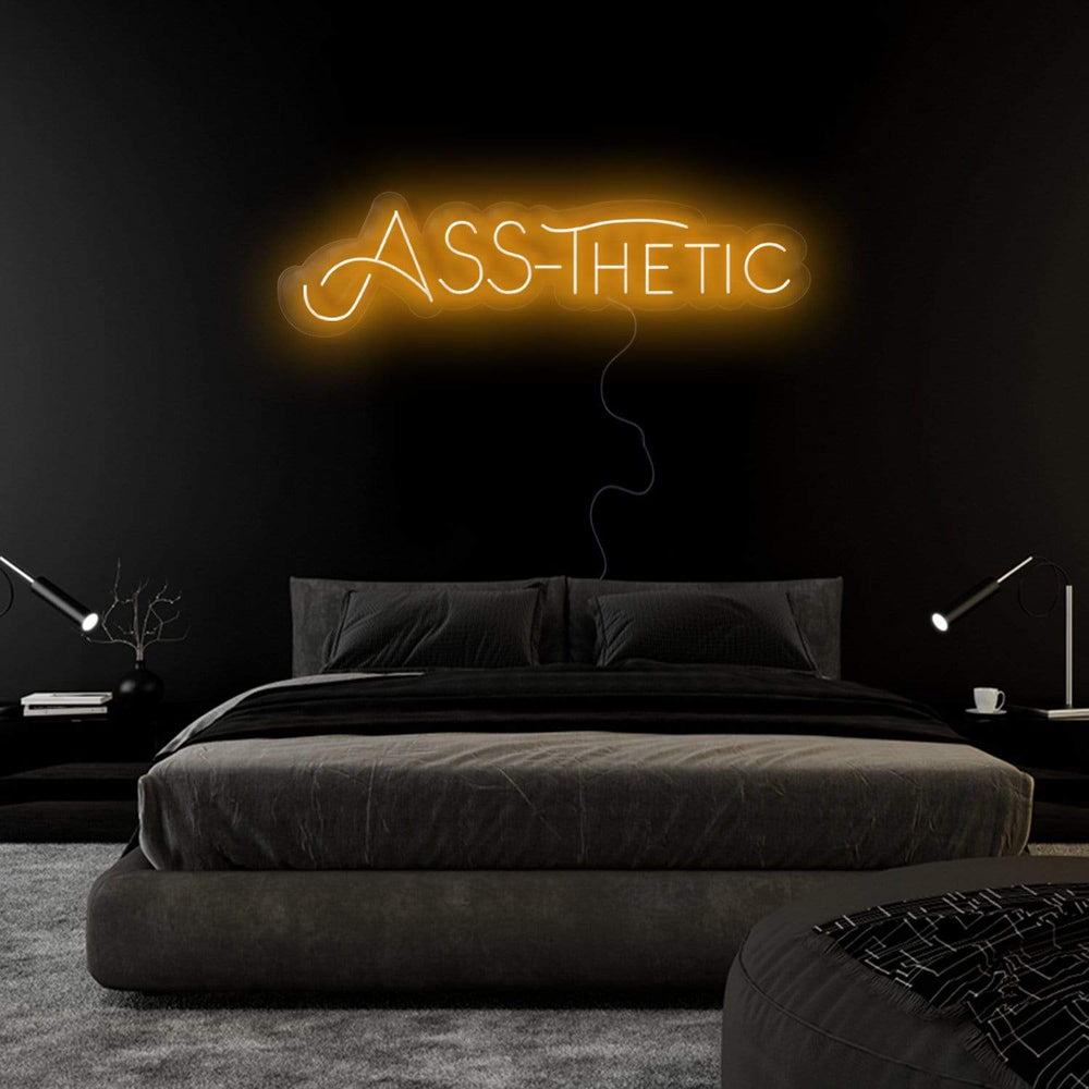 "ASS-Thetic" Neonschild Sign - NEONEVERGLOW