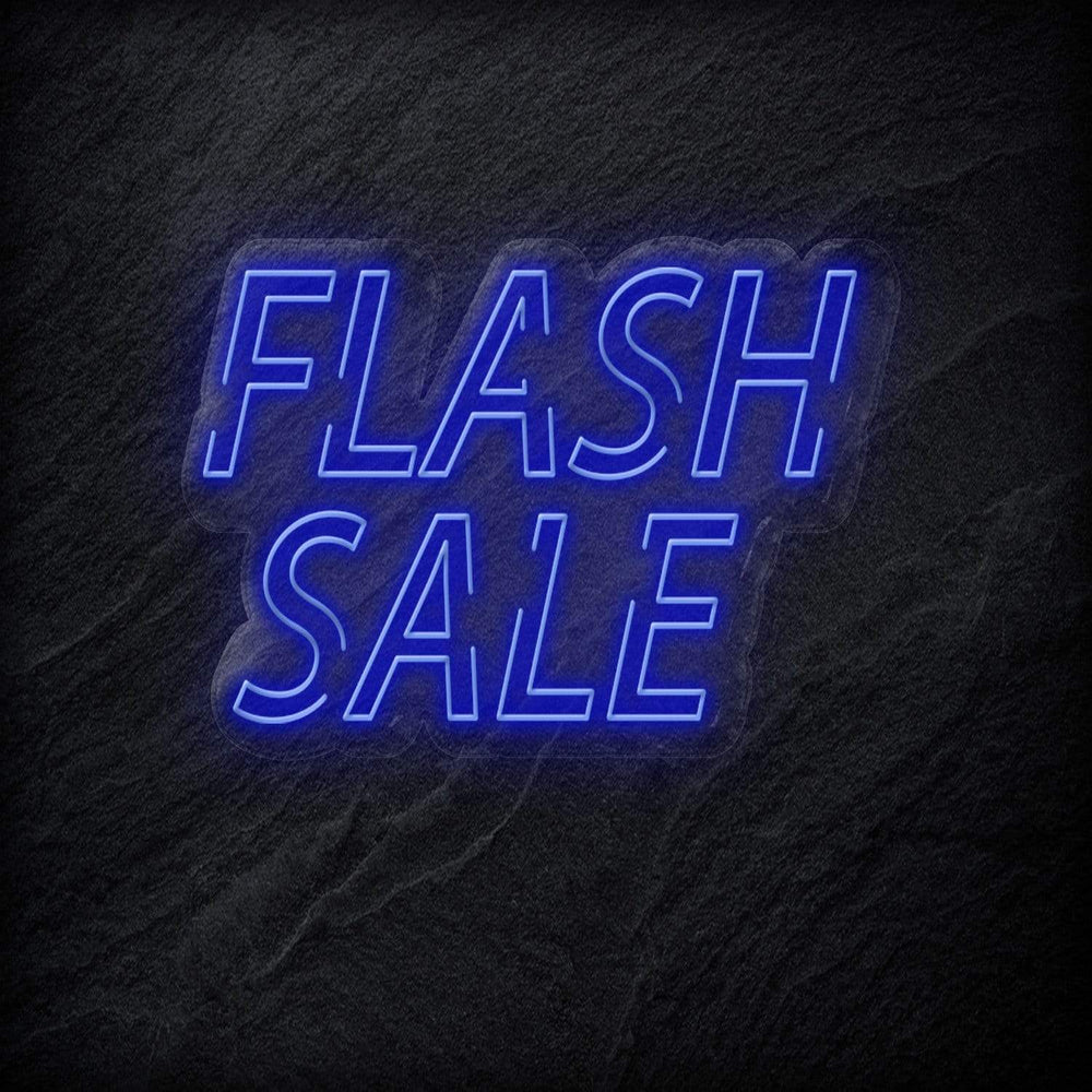 "Flash Sale" Neon Schriftzug - NEONEVERGLOW