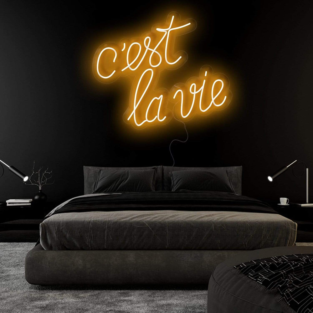 " C´est La Vie" Neonschild Sign Schriftzug - NEONEVERGLOW