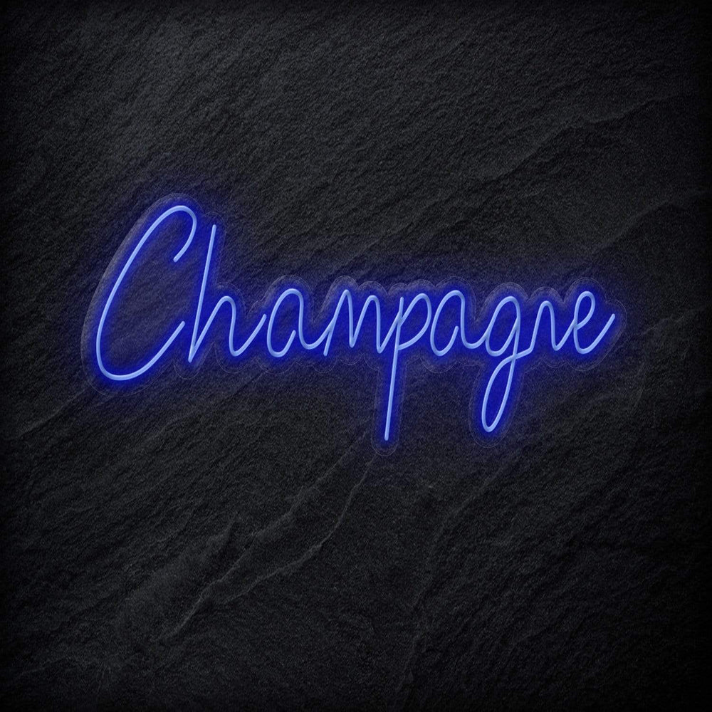 "Champagne" Neon Schriftzug - NEONEVERGLOW