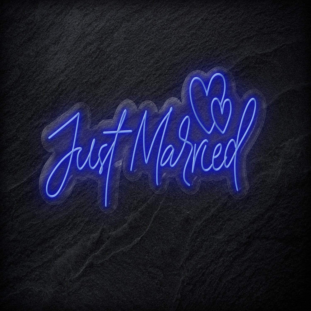 "Just Married" Neonschild - NEONEVERGLOW