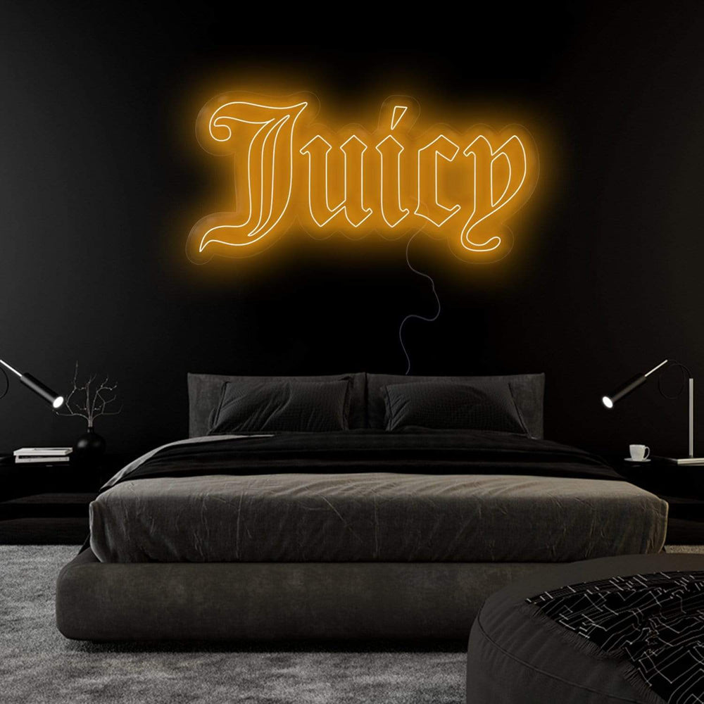 " Juicy" Neonschild Sign Schriftzug - NEONEVERGLOW