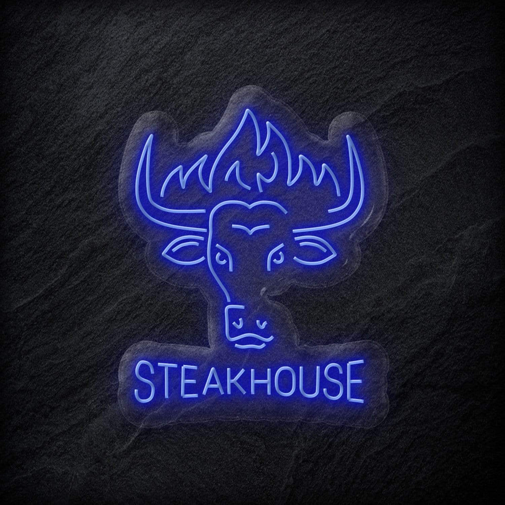 "Steakhouse Restaurant" Neon Schild - NEONEVERGLOW