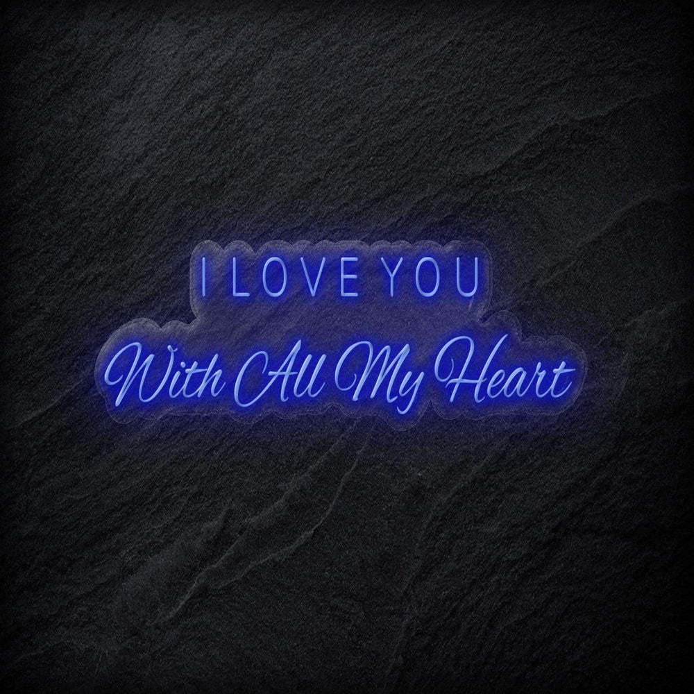 " I Love You " Neon Schriftzug - NEONEVERGLOW