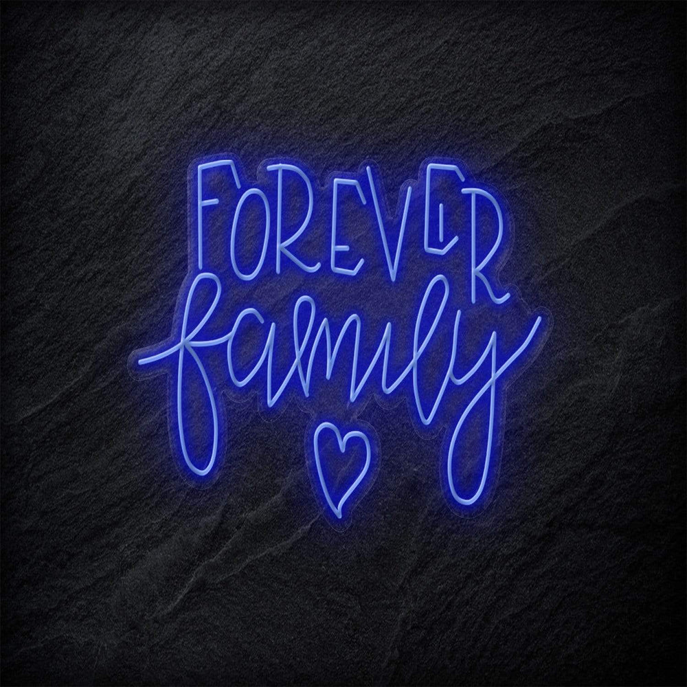 "Forever Family" Neonschild - NEONEVERGLOW