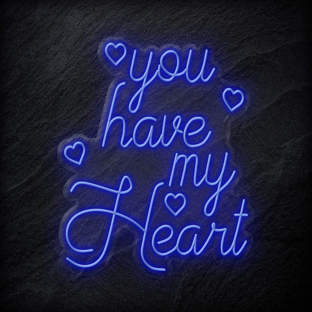 "You Have My Heart" Neonschild - NEONEVERGLOW