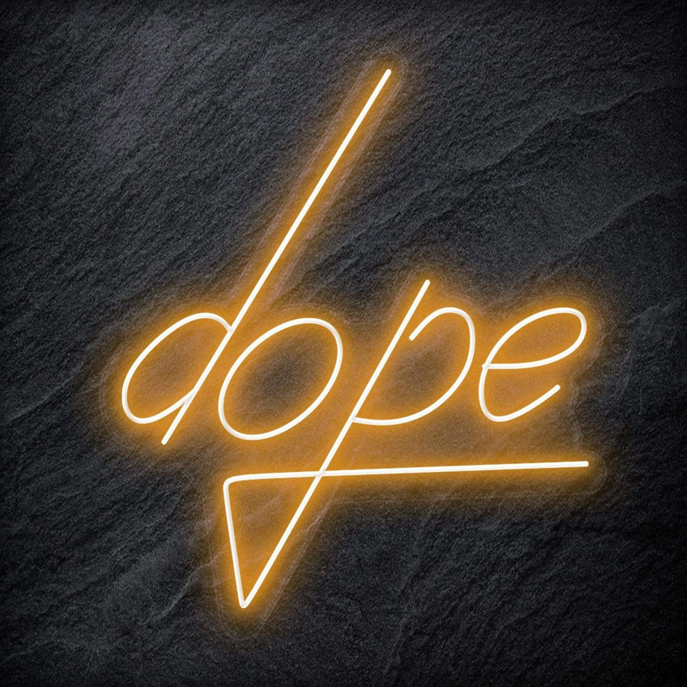 "Dope" Neon Schriftzug Sign - NEONEVERGLOW