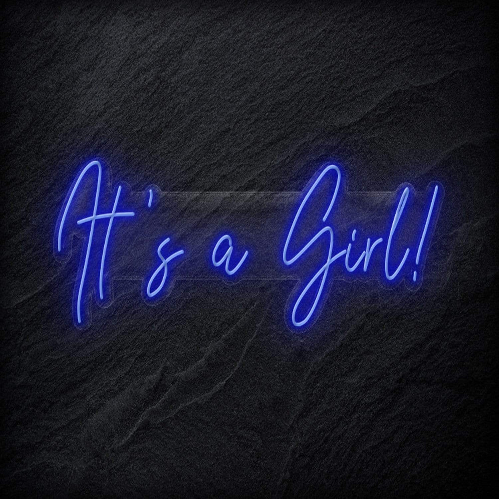 "Its a Girl" Neon Sign Schriftzug - NEONEVERGLOW