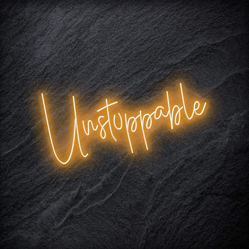 "Unstoppable" Neon Schriftzug - NEONEVERGLOW