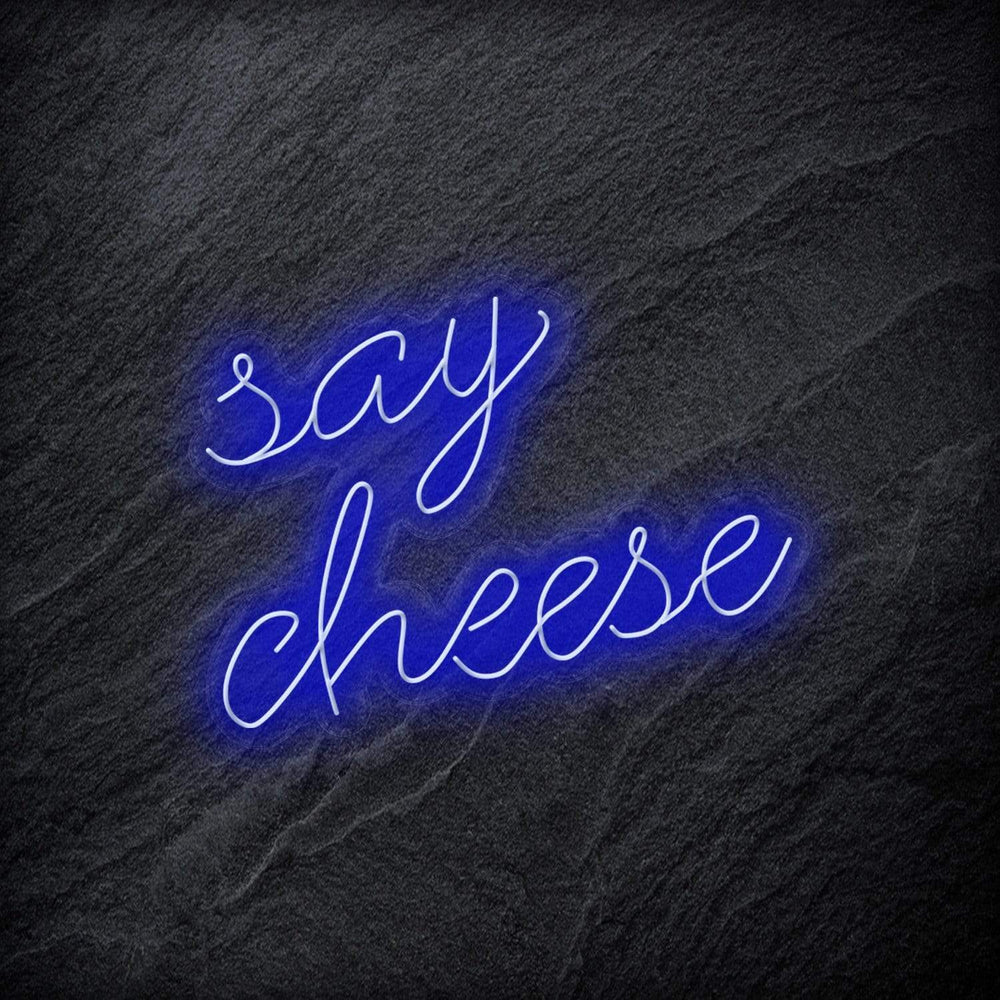 "Say Cheese" Neon Schriftzug - NEONEVERGLOW