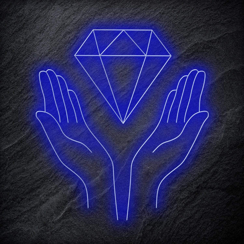 "Diamand" Neonschild - NEONEVERGLOW