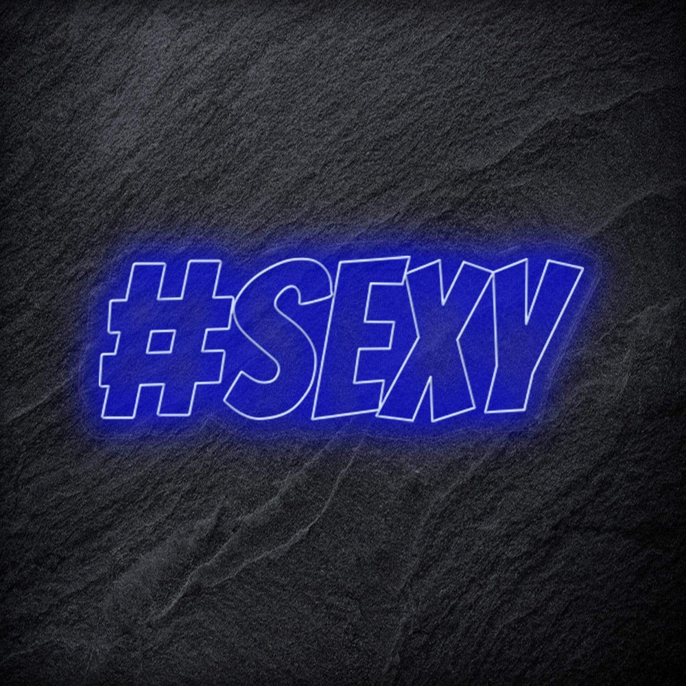 "#sexy" Neonschild - NEONEVERGLOW