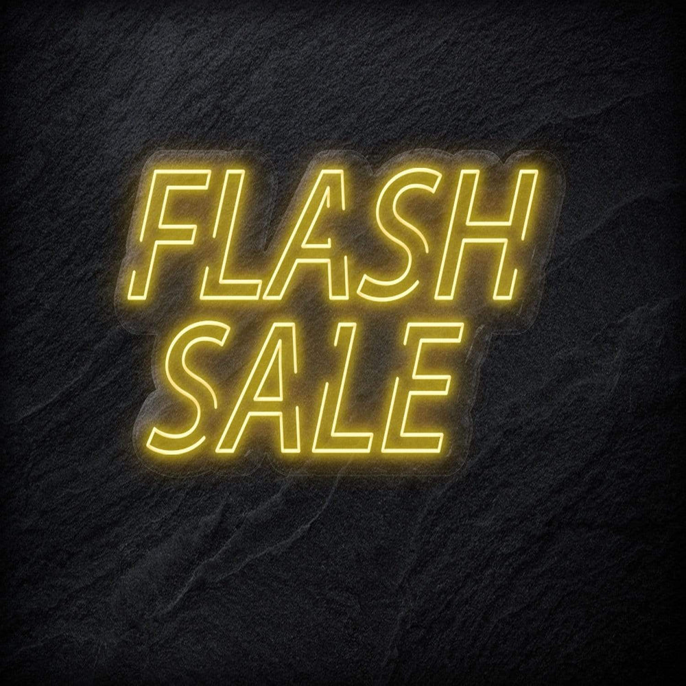 "Flash Sale" Neon Schriftzug - NEONEVERGLOW