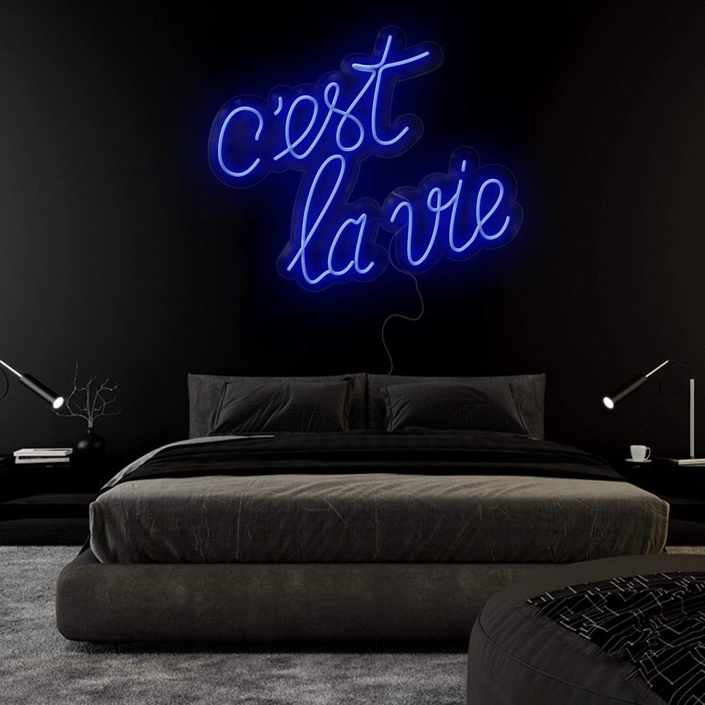 " C´est La Vie" Neonschild Sign Schriftzug - NEONEVERGLOW