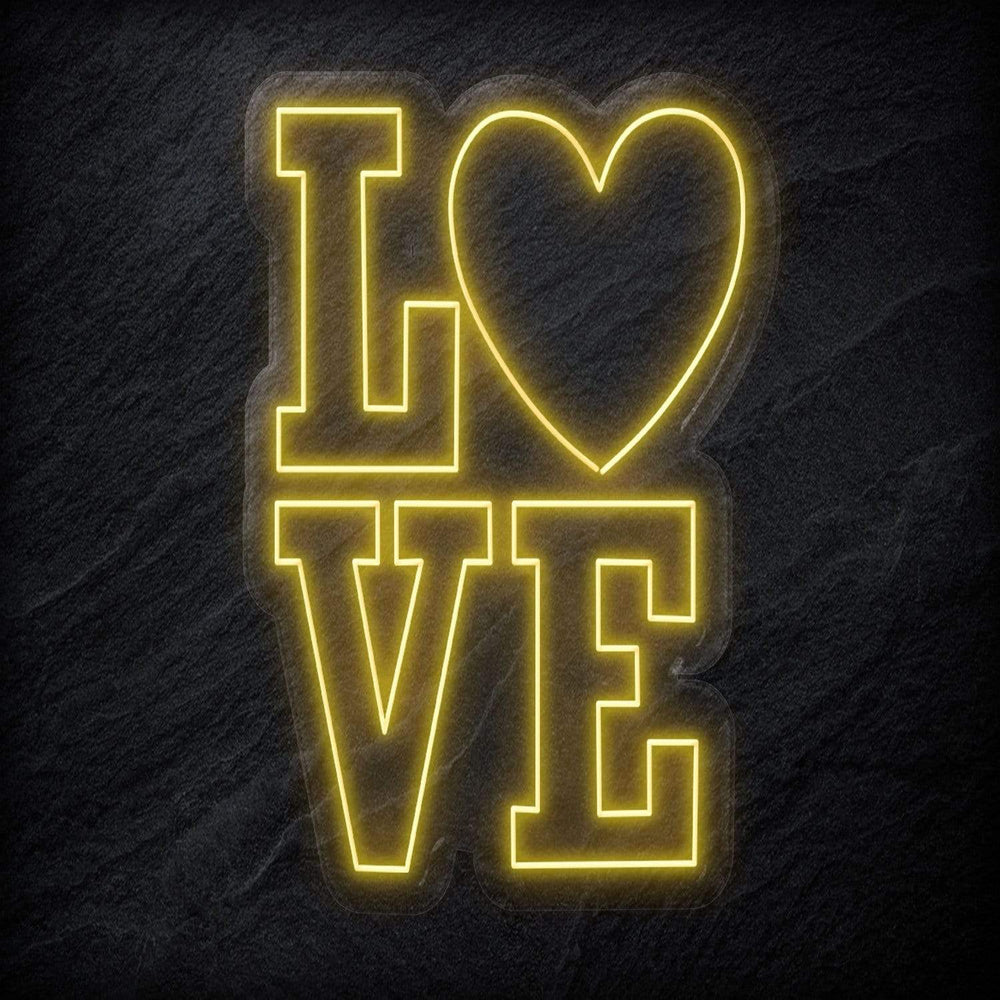 "LoVe" Neon Schild - NEONEVERGLOW