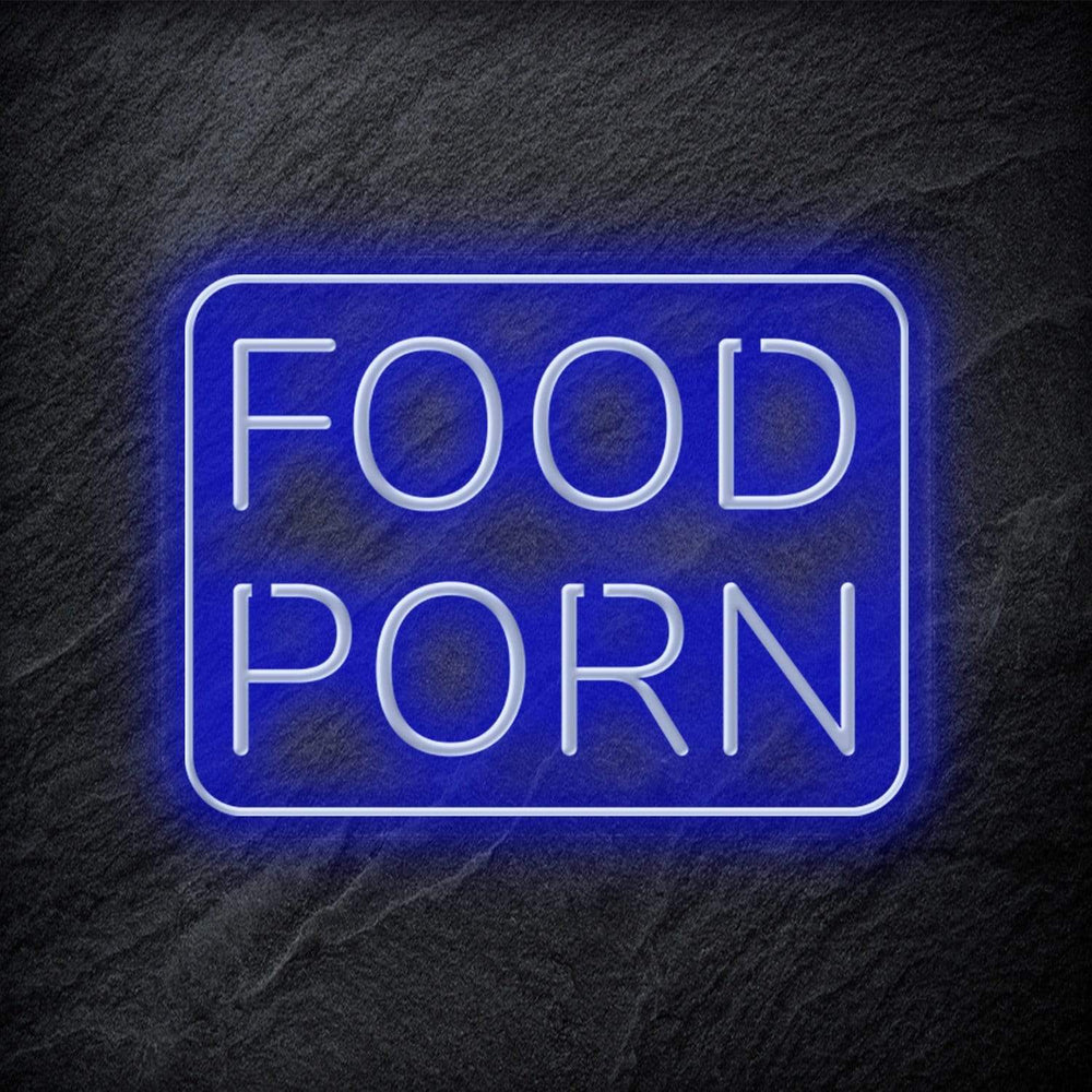 "Food Porn" Neonschild - NEONEVERGLOW