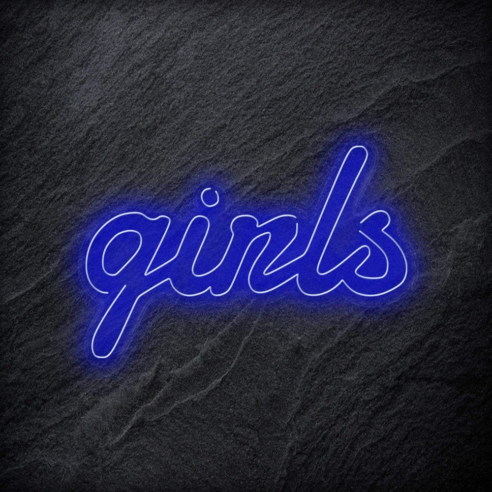 "Girls" Neon Schrifzug - NEONEVERGLOW