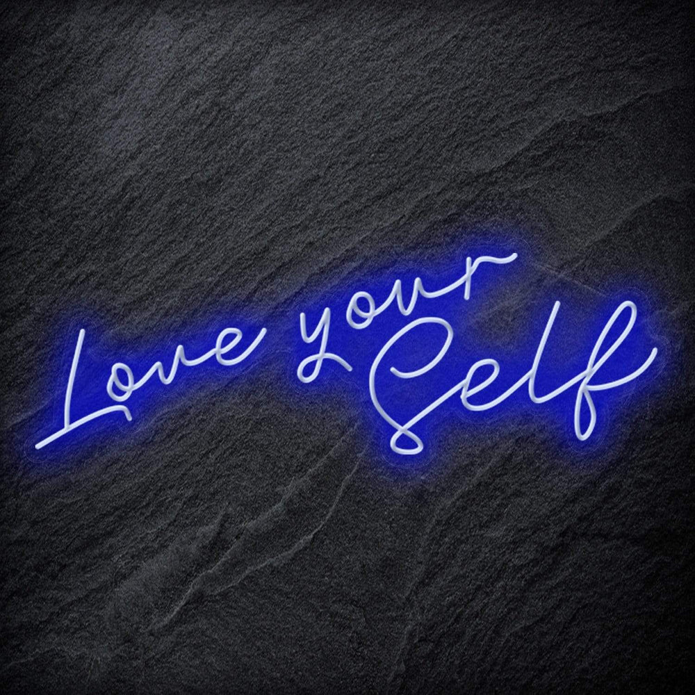 "Love Yourself" Neon Schriftzug - NEONEVERGLOW