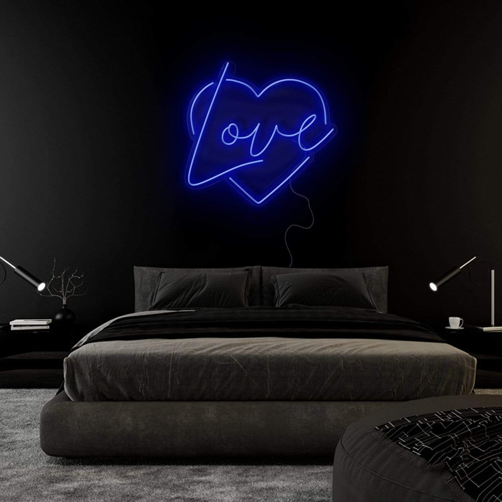 "Heart Love Herz" Neonschild Sign Schriftzug - NEONEVERGLOW
