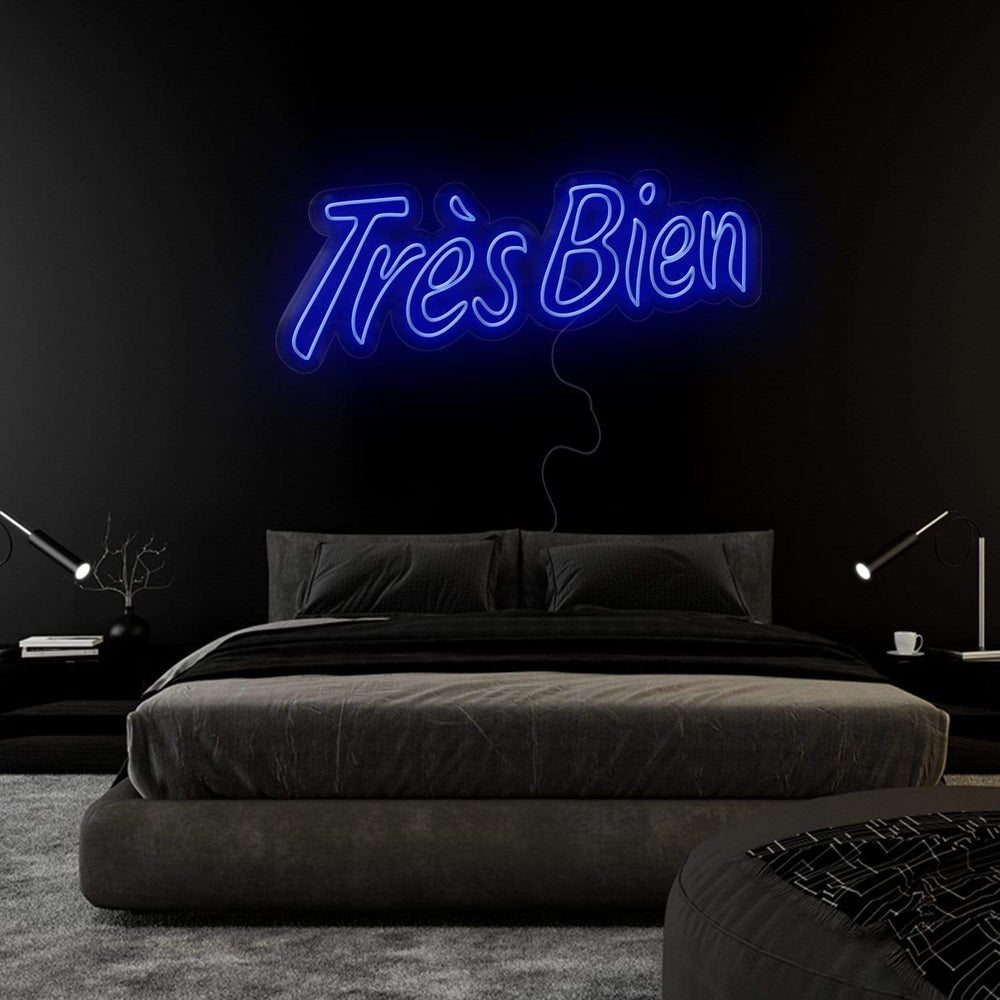 "Tres Bien" Neonschild Sign Schriftzug - NEONEVERGLOW