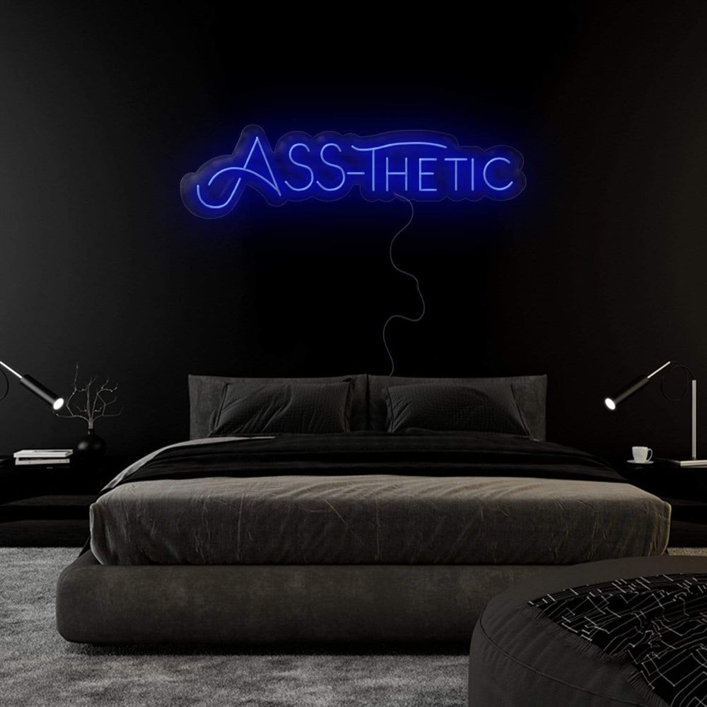 "ASS-Thetic" Neonschild Sign - NEONEVERGLOW