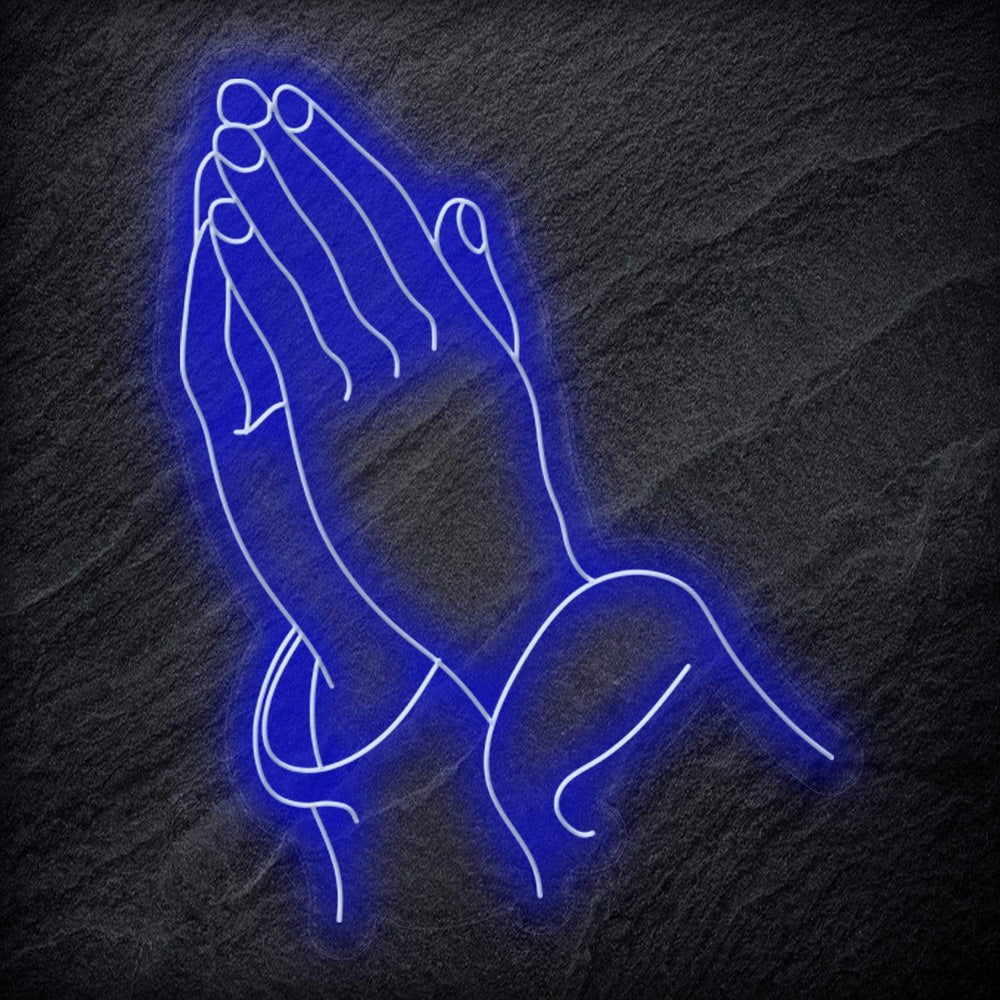 " Glaube Hoffnung Beten " Neonschild Sign - NEONEVERGLOW