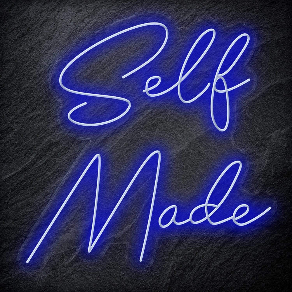 "Selfmade" Neon Schriftzug Sign - NEONEVERGLOW