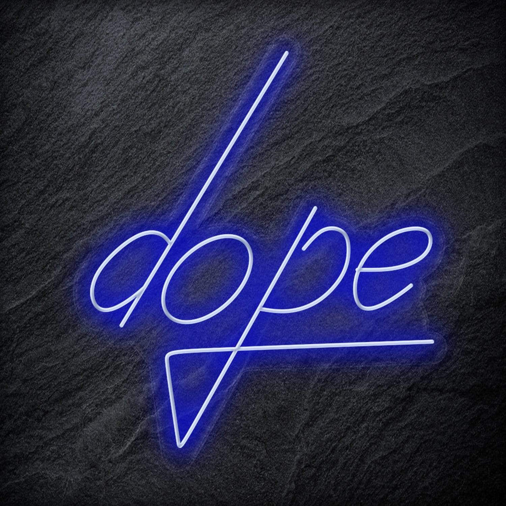 "Dope" Neon Schriftzug Sign - NEONEVERGLOW