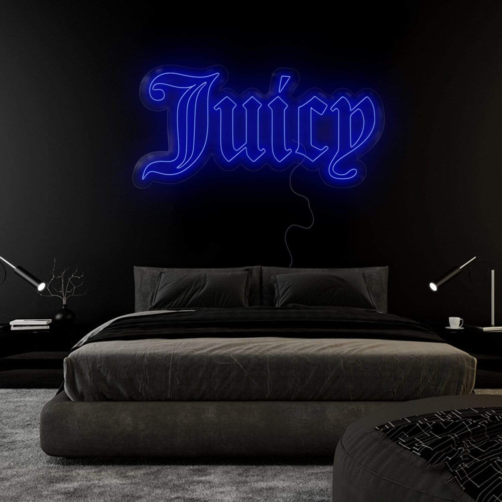 " Juicy" Neonschild Sign Schriftzug - NEONEVERGLOW