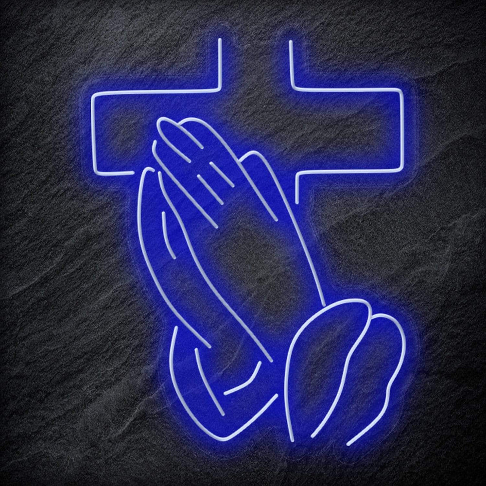 "Pray" Neonschild Sign Schriftzug - NEONEVERGLOW