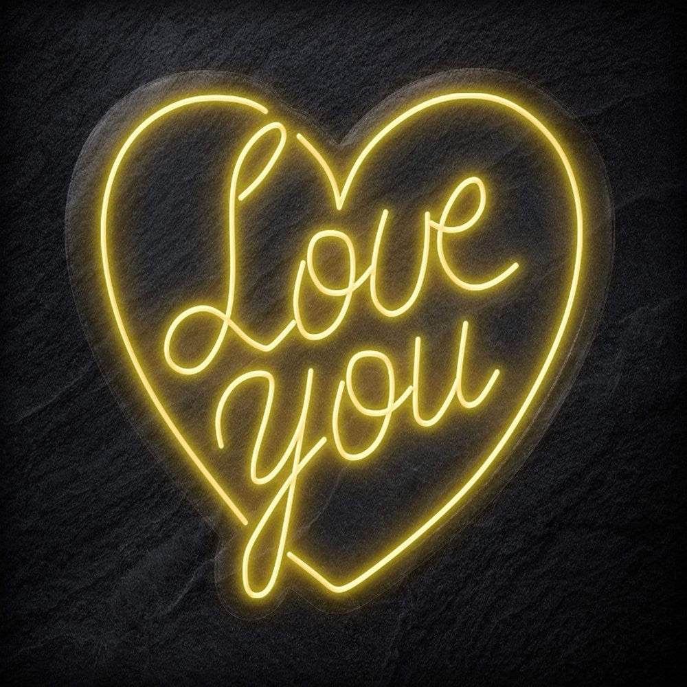 "Love You" Neonschild - NEONEVERGLOW