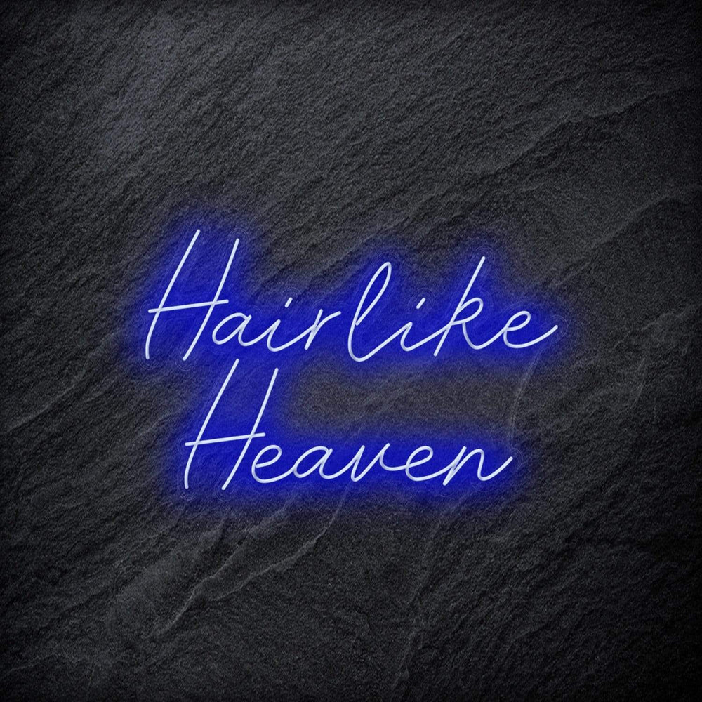 "Hairlike Heaven" Neon Schriftzug - NEONEVERGLOW