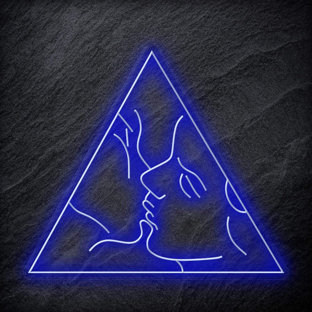 "Kiss" Neonschild Schriftzug - NEONEVERGLOW