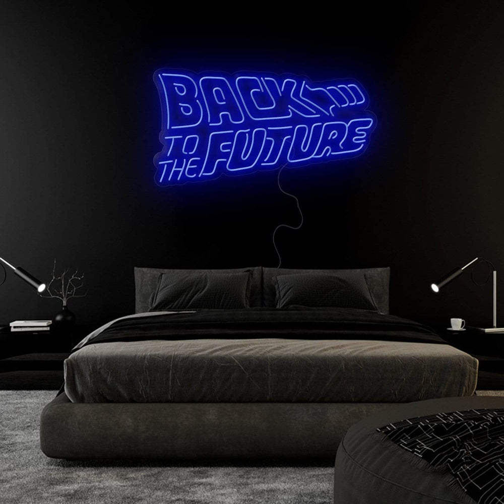 "Back to The Future" Neonschild Sign Schriftzug - NEONEVERGLOW