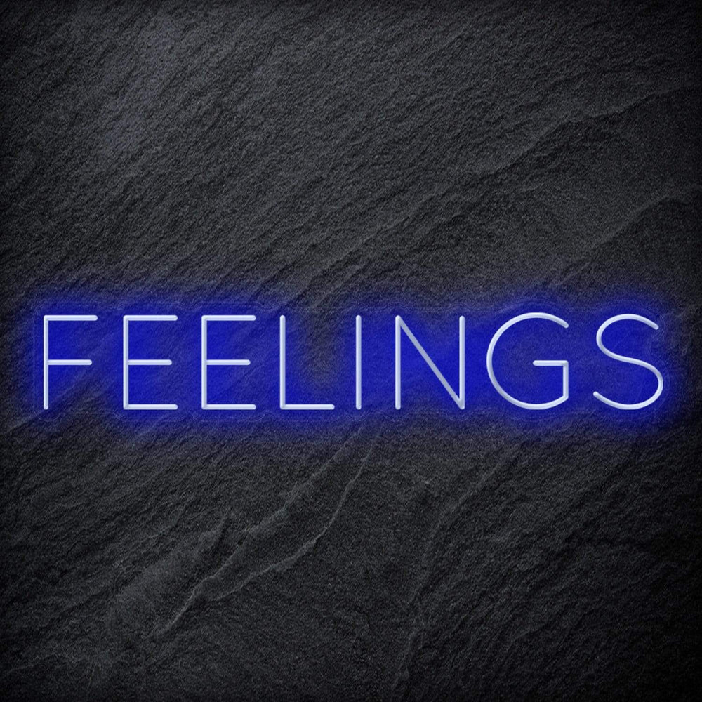 "Feelings" Neon Schriftzug Sign - NEONEVERGLOW