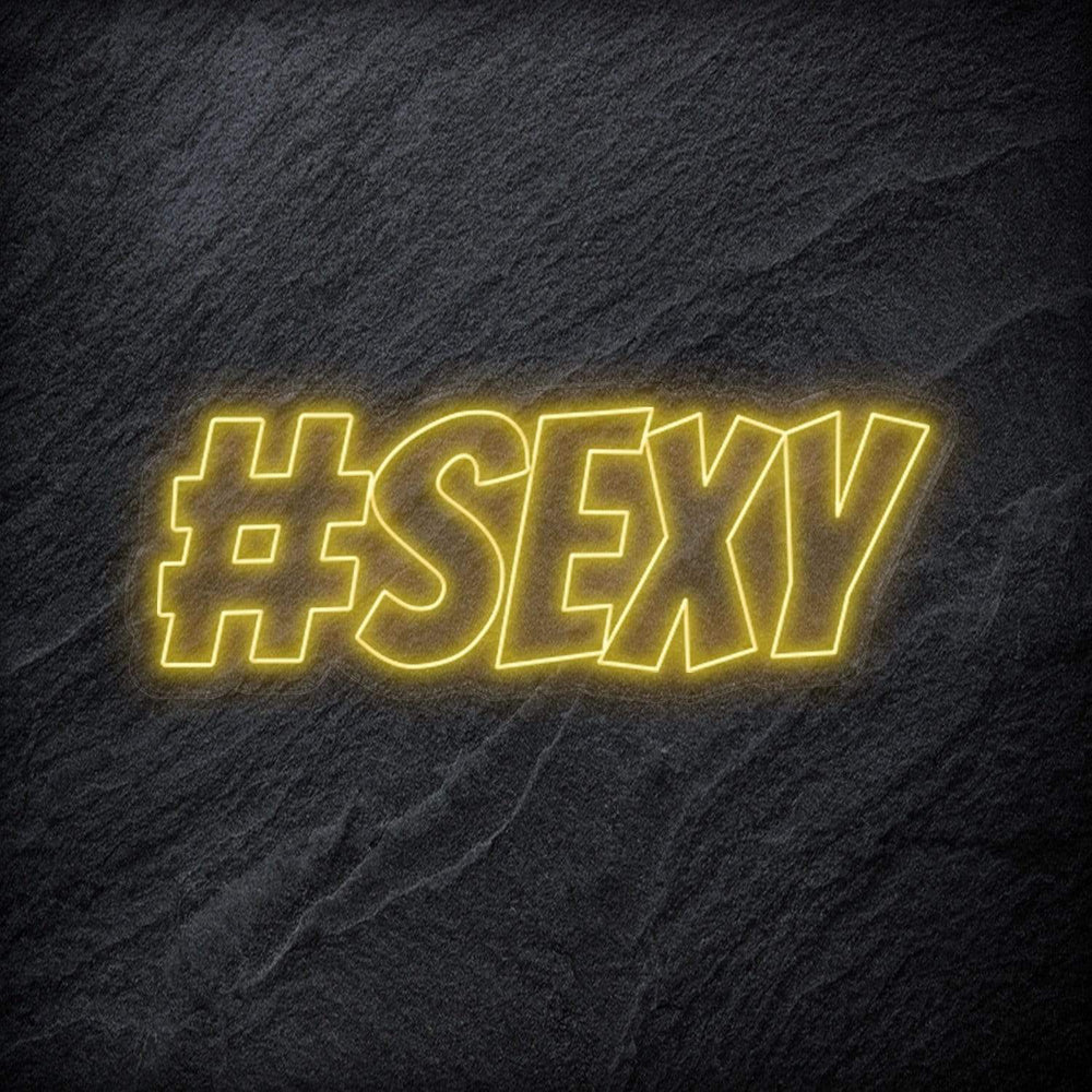 "#sexy" Neonschild - NEONEVERGLOW