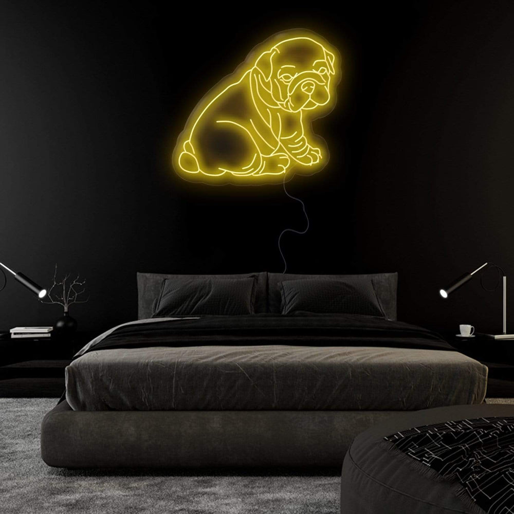 "Bulldogg" Neonschild Sign - NEONEVERGLOW