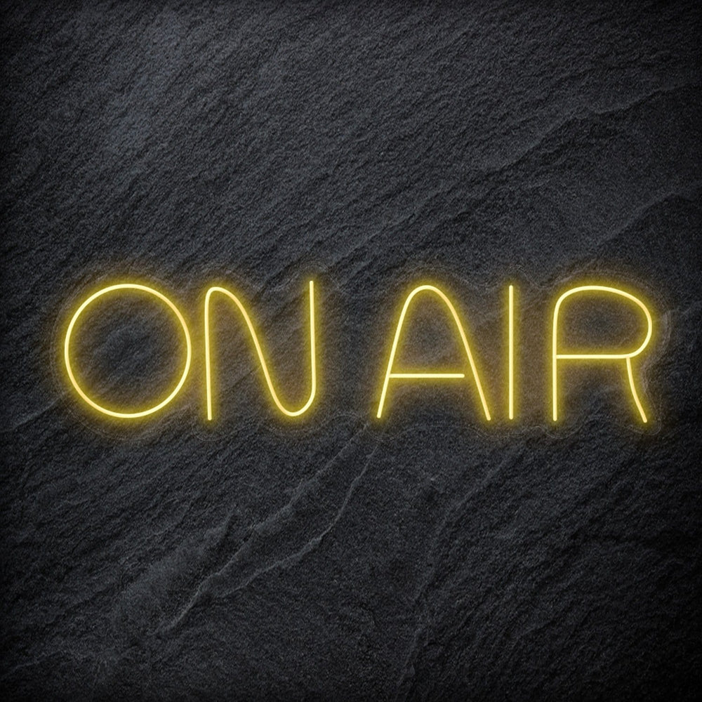 "On Air" Neon Schriftzug Sign - NEONEVERGLOW